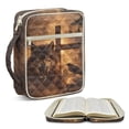 thumbnail image 2 of Xixirimido Bible Cover Case for Men, Large Bible Bag Bible Study Supplies Accessories Quilted Bible Carrying Cases with Handle Christian Gift, Cross Wolf Crow, 2 of 7