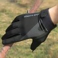 thumbnail image 6 of 1 Pair Outdoor Gloves Touch Screen Sunscreen Full Fingers Thin Women Mittens for Climbing, 6 of 8