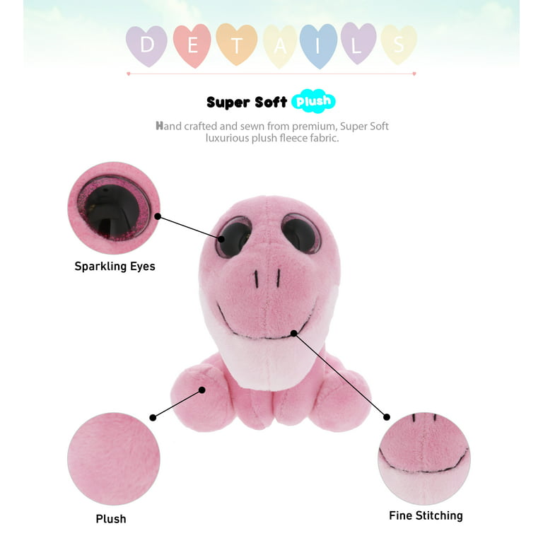 Dollibu Sparkling Big Eye Plush Soft Stuffed Animal Teddy Bear