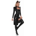 thumbnail image 4 of Sexy Lingerie Women Erotic Babydoll Clubwear Plus Size Open Mini Dress Black M, 4 of 5