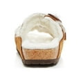 thumbnail image 4 of Birkenstock Mens Arizona Suede Shearling Lined Footbed Sandals, 4 of 4