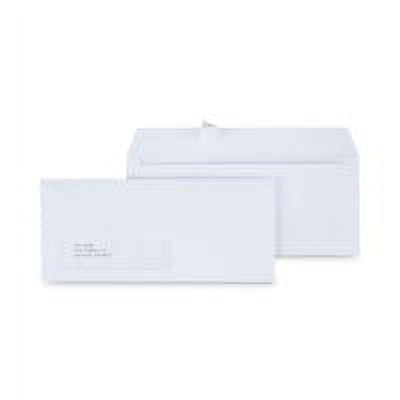 Peel Seal Strip Security Tint Business Envelope, #10, Square Flap, Self-Adhesive Closure, 4.13 x 9.5, White, 100/Box Peel Seal Strip Security Tint Business Envelope, #10, Square Flap, Self-Adhesive Closure, 4.13 x 9.5, White, 100/Box