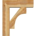 thumbnail image 3 of Ekena Millwork 6"W x 26"D x 30"H Westlake Block Rough Sawn Bracket, Western Red Cedar, 3 of 25