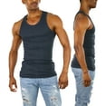 thumbnail image 4 of ToBeInStyle Men's A-Shirt Tank Top Muscle Shirt - Dark Gray - 4XL, 4 of 7