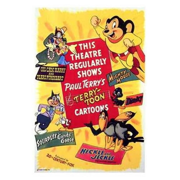 Pop Culture Graphics Heckle & Jeckle Movie Poster 11 x 17