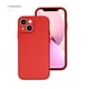 thumbnail image 1 of Funda de teléfono para IPhone X, XR, XS, 11, 12, 13, 14 Pro Max, 7, 8 Plus, contraportada de silicona líquida a prueba de golpes, Color puro contraído, 1 of 4