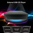 thumbnail image 2 of Xglysmyc Reproductor de CD universal USB externo para automóvil, reproductor de CD para automóvil a través de conexión de radio USB Reproductor de CD portátil para navegación Android para automóvil co, 2 of 5