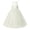 WH2, variant on Elegant V-Back Satin Dress for Girls, Formal Flower Girl Gown for Wedding Birthday Party, Toddler Communion Dress with Bow Sash