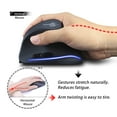 thumbnail image 4 of F-35 Souris Souris Verticale Sans Fil Ergonomique Rechargeable 2400 DPI en Option Souris de jeu portable pour Mac, 4 of 7