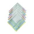 thumbnail image 5 of Milageto 6Pcs Cotton Men's Handkerchiefs Pocket Square Hankies 29cm Bandanas for Prom, 5 of 8
