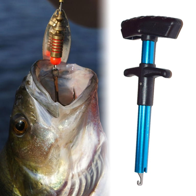 disgorger fish hook Fishing hook remover,fish hook remover tool Fishing device extractor,Fishing  Hook Disgorger Fishing Tackle,fishing accessories supplies gear equipment, fish unhooking tool fish hook blue S