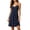 Navy, variant on Lace Trim Nightgown for Women Cute Polk Dot Print Cami Sleep Dresses Soft Sleeveless Night Dress Lightweight Loungewear Khaki XXL