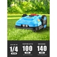 thumbnail image 2 of ACFARM 20V 4.0Ah Robotic Lawn Mower 1/4 Acre, APP Control with Schedule, Self-Charging, Bluetooth Wi-Fi Connect, Cut to Edge, 2 of 9
