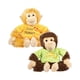 thumbnail image 1 of Peluche De Changuitos De Peluche De Changuitos Pareja de Amigos Playeritas Rayas Importadora La Merced Importadora La Merced Tela Ultra Suave Hipoalergénica Mayoreo, 1 of 5