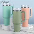 1200ML Stainless Steel Insulated Water Bottle Thermal Coffee Car Cup