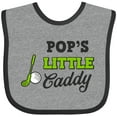 thumbnail image 3 of Inktastic Pops Little Caddy with Golf Club and Ball Boys or Girls Baby Bib, 3 of 4