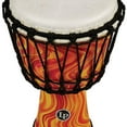 thumbnail image 4 of LP World Rope-Tuned Circle Djembe, 7 in. Orange Marble, 4 of 4