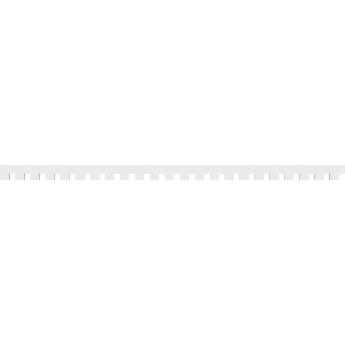 4"H x 1"P x 92"L Wilson Architectural Grade PVC Dentil Trim