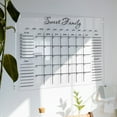 thumbnail image 3 of Acrylic Dry Erase Calendar for Wall Clear Wall Mounted Calendar Erasable Weekly Whiteboard for Planning Shopping Lists, 3 of 19