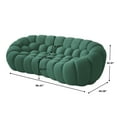 thumbnail image 2 of Sodrens 79.53" Bubble Couch,Modern Oversize Lazy Floor Sofa,Curved Football Sofa for Living Room,Office,Apartment,No-Assembly,Green, 2 of 8
