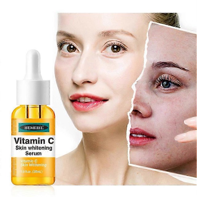 Suero facial de vitamina C con ácido hialurónico, vitamina E, vitamina C para antiarrugas y ojeras, 1 unidad