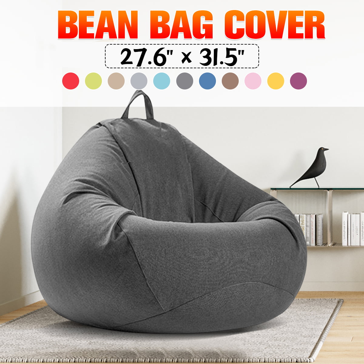 4 Color Small Bean Bag Recliner Bean Bag Gaming Chair