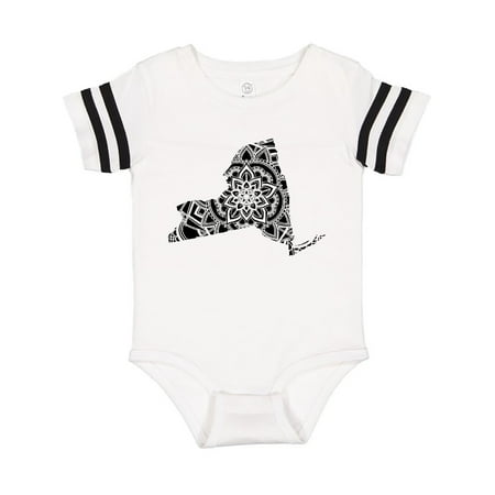 

Inktastic New York Silhouette Mandala Gift Baby Boy or Baby Girl Bodysuit