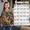 thumbnail image 7 of Uorisanigo Sweatshirt for Kids Fashion Long Sleeve Pullover Crop Tops Soft Girls Half Zip Sweatshirt Oversized Camouflage Deer Hunting Sweatshirts Pullover Jackets Fall Trendy Outerwear, 7 of 7