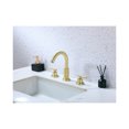 thumbnail image 3 of Elegant Lighting Leah 8 Inch Widespread Double Handle Bathroom Faucet In Brushed Gold, 3 of 10