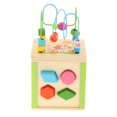 thumbnail image 2 of Aprendizaje del clasificador de forma de laberinto de de madera para regalo de niño de un año sin música Hugo Bloques de actividades Bead Maze, 2 of 10