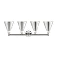 thumbnail image 3 of Innovations Lighting 616-4W-BK-MBC-8-BK Ballston Cone 4 Light 35" Wide Vanity Light -, 3 of 6