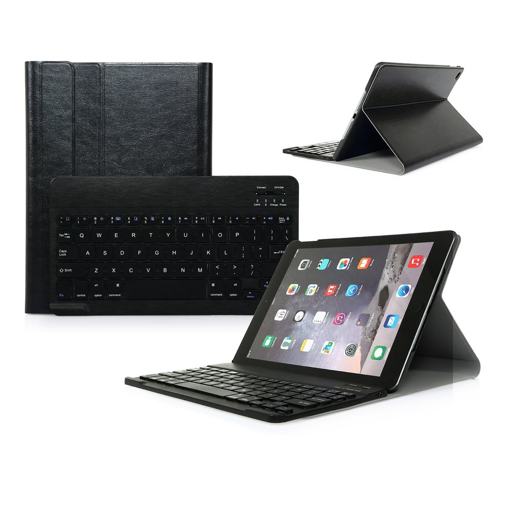 iPad Air 2 Keyboard Case iPad 6 (Model A1566 A1567 A1600) Smart Stand