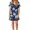 1# Blue Summer Dresses for Women 2023, variant on Dyegold Sundresses for Women Casual Beach - Sundresses for Women Casual Beach V-Neck Short Sleeve Polka Dot Floral Mini Sundress ​Ruffle Flowy ​Graduation ​Dresses
