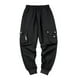 thumbnail image 1 of Qarigey Pantalones harén cómodos de poliéster para hombres - Pantalones casuales de moda y con múltiples bolsillos Moda Prendas para la parte inferior del cuerpo 603negro 3XL, 1 of 6