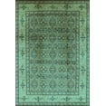 thumbnail image 1 of Ahgly Company Indoor Rectangle Oriental Turquoise Blue Industrial Area Rugs, 4' x 6', 1 of 4