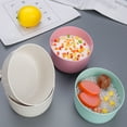 thumbnail image 6 of Apmemiss Clearance Cereal Bowls Unbreakable, Plastic Bowls Reusable Light Weight Bowl, Microwave and Dishwasher Safe BPA Free Cereal Bowls heat Straw Bowl for Serving Soup and Salad, 6 of 7