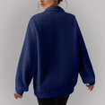 thumbnail image 4 of Vedolay Women's Pullover Sweatshirt Casual Comfy Fall Fashion Outfits Clothes 2023 Blue,XL, 4 of 5