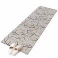 thumbnail image 2 of Black Grey Branches 2'x6' Runner Rug, Vintage Art Farmhouse Washable Non-Slip Area Rugs for Hallway Kitchen Floor Bedroom Entryway, StainResistant Laundry Carpet Decoration Indoor Mat, 2 of 9