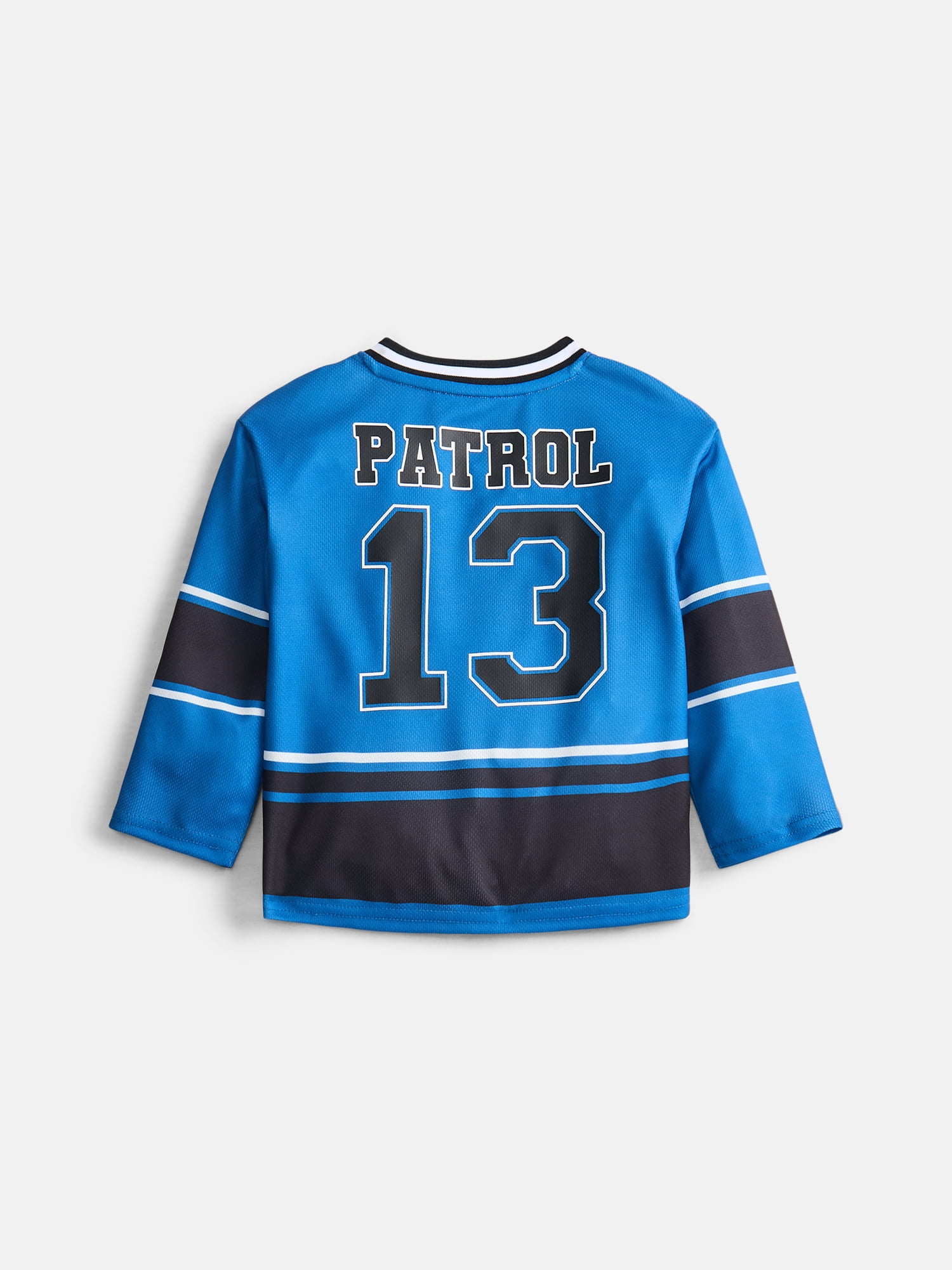 Paw Patrol Toddler Boys Graphic Hockey Jersey with Long Sleeves, Sizes 12M-5T