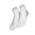 thumbnail image 2 of kurtrusly PVC Mannequin Adult Feet Ankle Bracelet Foot Left mannequin foot PVC Ankle and Right for Toe Rings White, 2 of 9