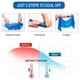 thumbnail image 3 of Paquete de 4 toallas refrescantes (101,6 x 30,5 cm), ideales para deportes de hielo, para el cuello, suaves, transpirables y de microfibra para gimnasio, entrenamiento, fitness y yoga. Azul cielo,, 3 of 6
