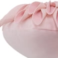 thumbnail image 6 of JWH 3D Handmade Aesthetic Decorative Velvet Flower Throw Pillows Sunflower Pillow Soft for Bedroom Couch Bed Decor 12inch Light Pink, 6 of 10
