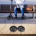 thumbnail image 3 of 2 Pcs Roue de Trottinette Pu Roue Silencieuse Patins à Roulettes Chariot Roue Translucide, 3 of 9