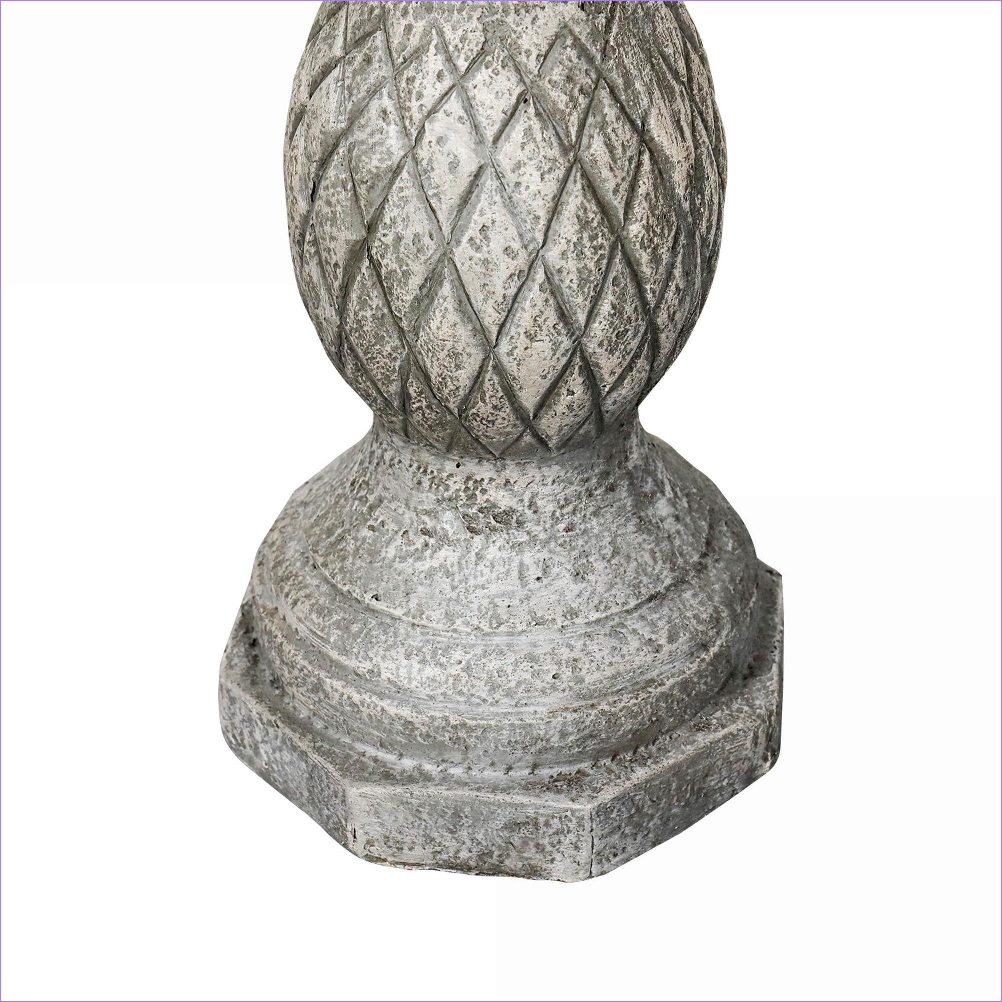 Bird Baths | Modern 24.8" H Outdoor Garden Patio Backyard Bird Bath | Concrete Cement | Pedestal