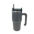 thumbnail image 1 of JS Gourmet - Tasse de Voyage en Acier Inoxydable Isolée à Double Paroi, Capacité de 600 ml, Gris, 1 of 1
