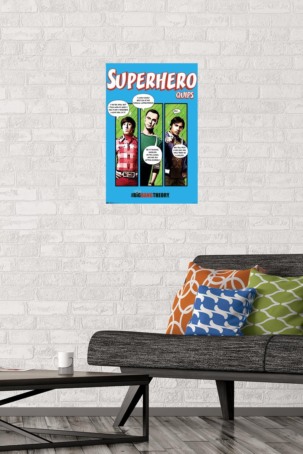 The Big Bang Theory - Quips Wall Poster, 14.725" x 22.375"