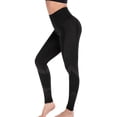thumbnail image 2 of Women's High Waisted Yoga Pants Gym Athletic Workout Capri Leggings Mesh Panels Workout Exercise Fitness Tights Pants, 2 of 7