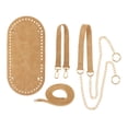 thumbnail image 2 of BELOVING 5 Pcs/Ensemble Sac en Cuir PU Crochet Base Inférieure Sangle à Cordon Sac DIY 12x25cm, 2 of 10