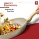 thumbnail image 3 of Ultrachef Sartén con Tapa de Vidrio Templado 100% libre de PFOA Master Stone Blanco 24 cm, 3 of 6