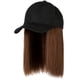 thumbnail image 1 of Peluca De Pelo Corto Y Liso Para Mujer Con Gorra, Gorra De Béisbol Con Extensiones De Cabello, Peinado Bob Corto Y Recto, Fibra De Seda De Alta Temperatura, Circunferencia, 1 of 6